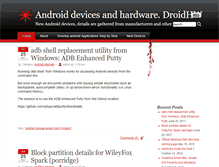 Tablet Screenshot of droidhw.blogopogo.com