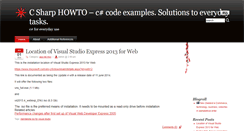 Desktop Screenshot of csharphowto.blogopogo.com
