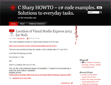 Tablet Screenshot of csharphowto.blogopogo.com